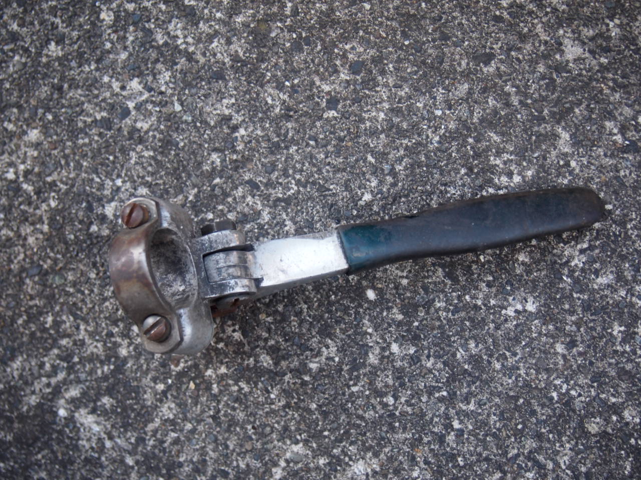 ブレーキレバー　グリーンカバー付き