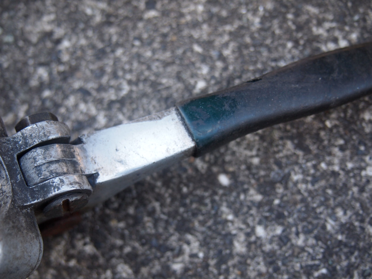 ブレーキレバー　グリーンカバー付き