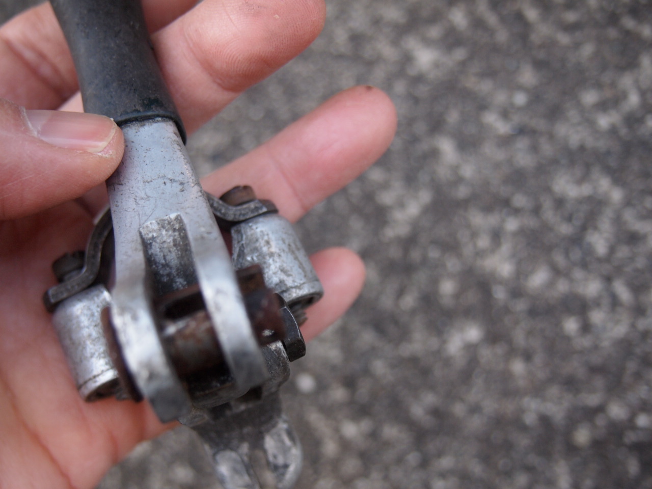 ブレーキレバー　グリーンカバー付き