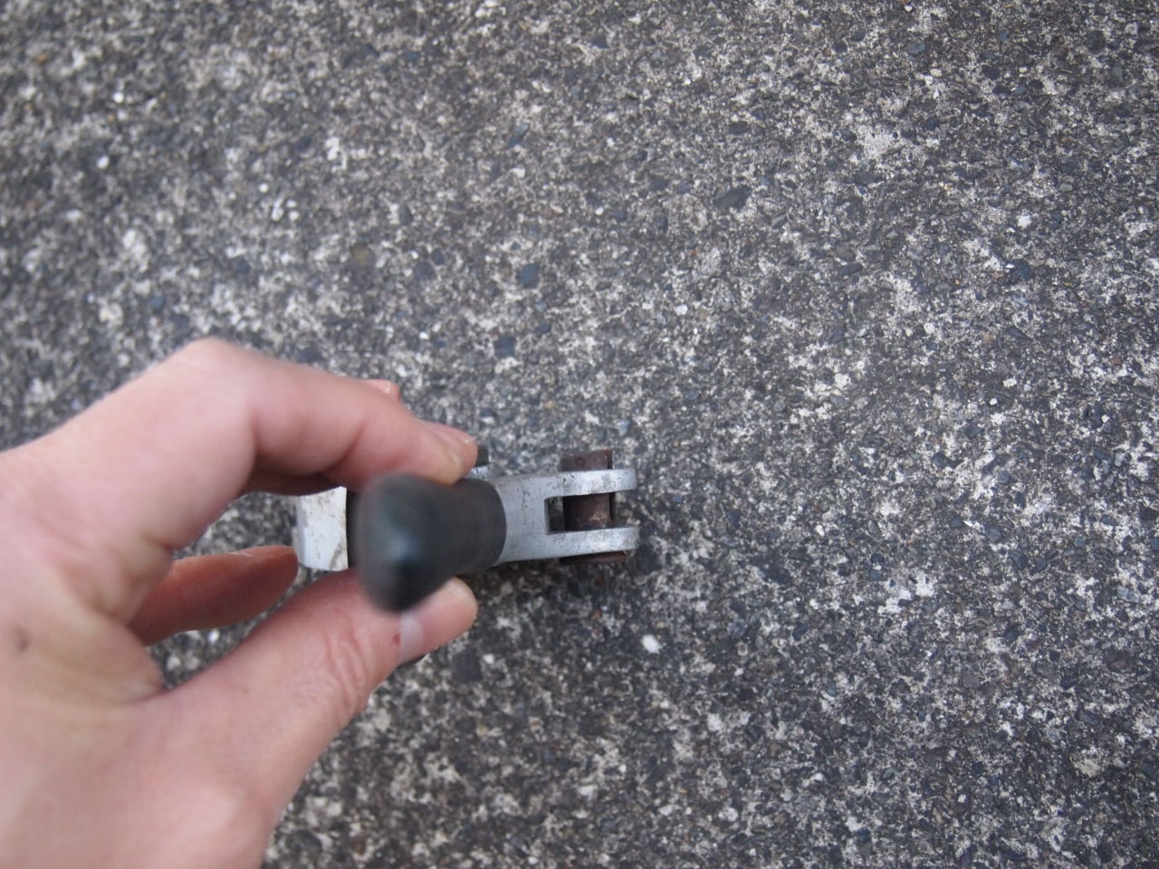 ブレーキレバー　グリーンカバー付き