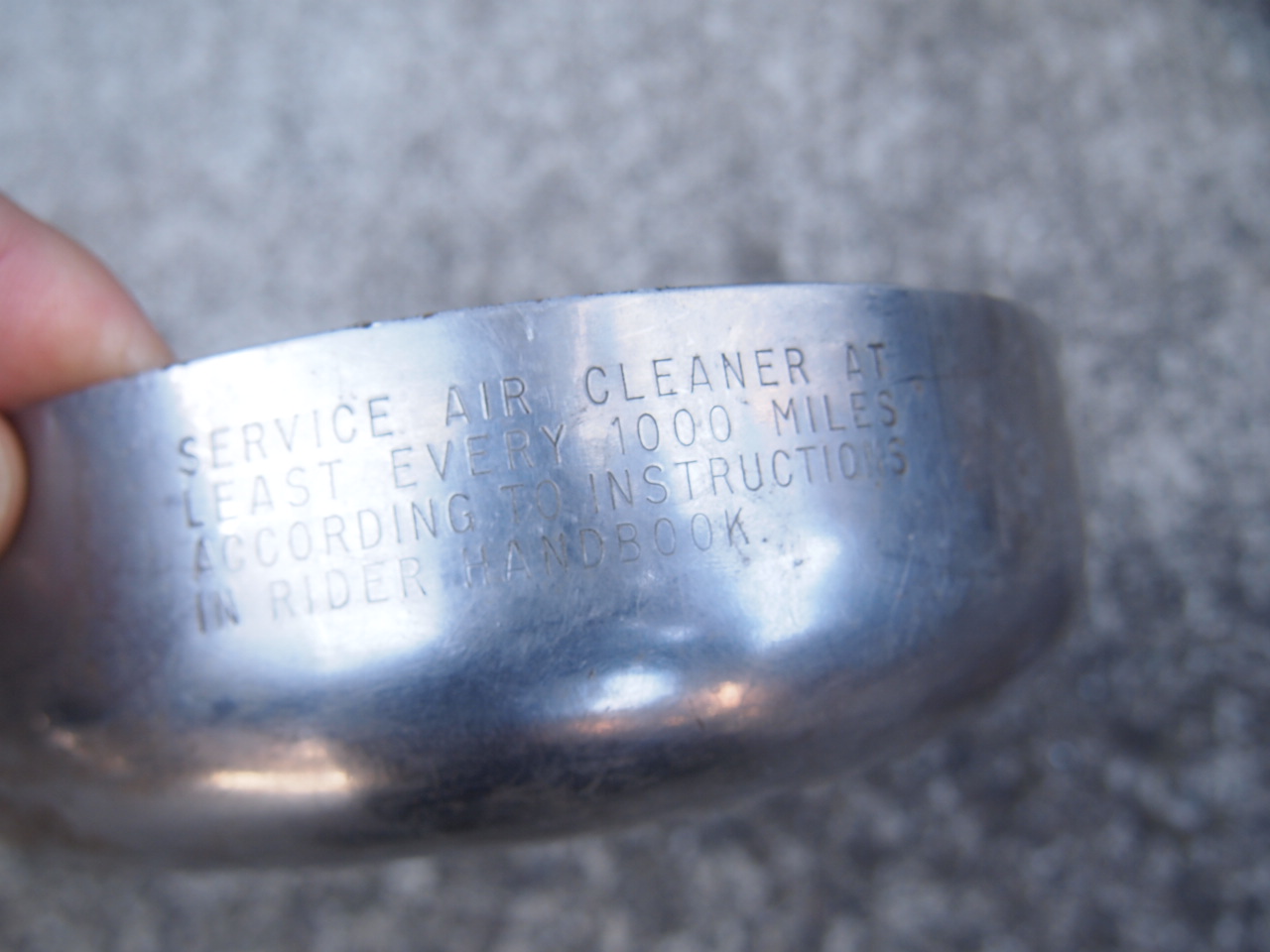 センターホール　エアクリーナー