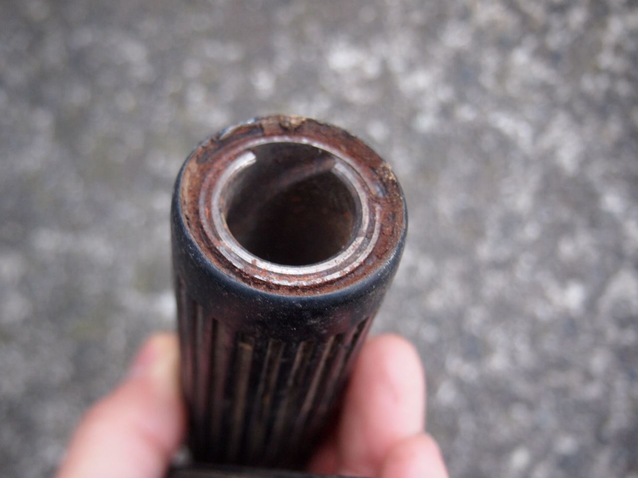 リブグリップ　ブラック