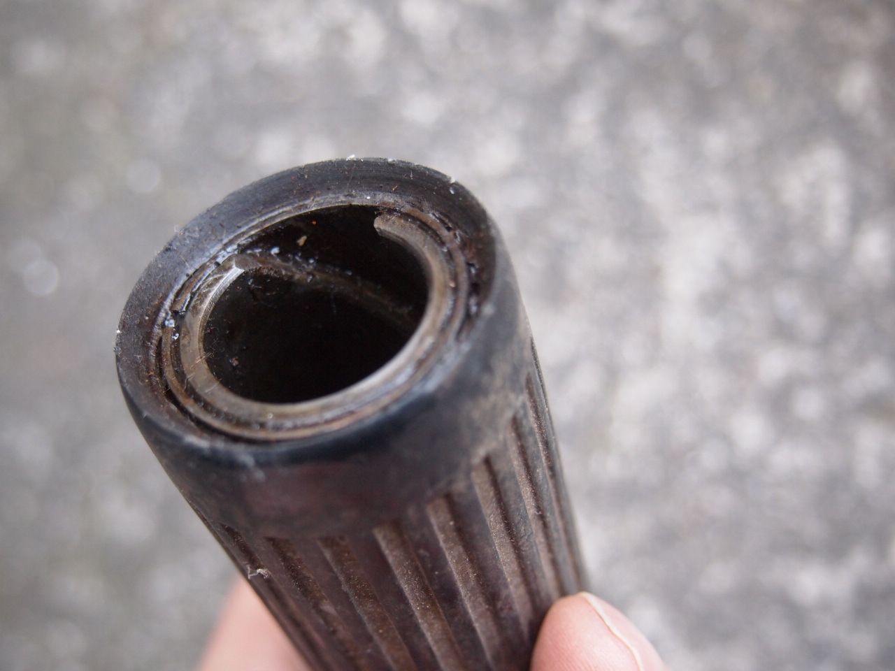 リブグリップ　ブラック